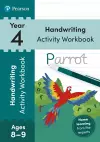 Pearson Learn at Home Handwriting Activity Workbook Year 4 cover