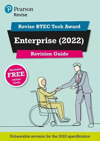 Pearson REVISE BTEC Tech Award Enterprise Revision Guide inc online edition - for 2025 and 2026 exams cover