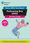 Pearson REVISE BTEC Tech Award Performing Arts Revision Guide inc online edition - for 2025 and 2026 exams cover