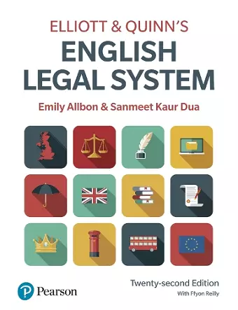 Elliott & Quinn's English Legal System cover