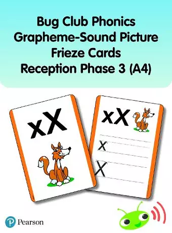 Bug Club Phonics Grapheme-Sound Picture Frieze Cards Reception Phase 3 (A4) cover