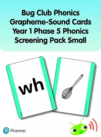 Bug Club Phonics Grapheme-Sound Cards Year 1 Phase 5 Phonics Screening Pack (Small) cover