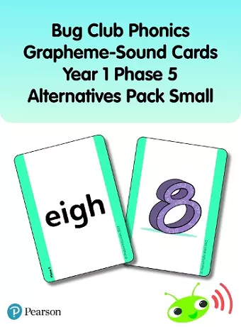 Bug Club Phonics Grapheme-Sound Cards Year 1 Phase 5 Alternatives Pack (Small) cover