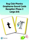 Bug Club Phonics Grapheme-Sound Cards Reception Phase 2 Large (A4) cover