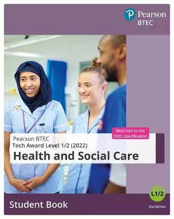 BTEC Tech Award 2022 Health and Social Care Student Book cover