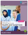 BTEC Tech Award 2022 Health and Social Care Student Book cover