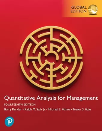 Quantitative Analysis for Management, Global Edition cover