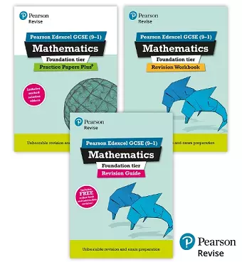 New Pearson Revise Edexcel GCSE Mathematics Foundation Complete Revision & Practice Bundle - 2025 and 2026 exams cover