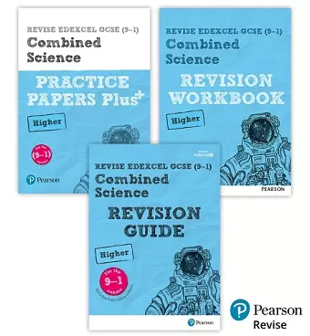 New Pearson Revise Edexcel GCSE (9-1) Combined Science Higher Complete Revision & Practice Bundle - 2023 and 2024 exams cover