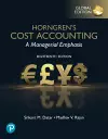 Horngren's Cost Accounting, Global Edition cover
