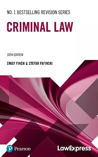 Law Express: Criminal Law cover