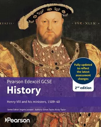 Edexcel GCSE (9-1) History Henry VIII and his ministers, 1509-1540 2nd edition cover