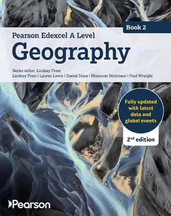 Pearson Edexcel A level Geography Book 2 Student Book 2nd edition cover
