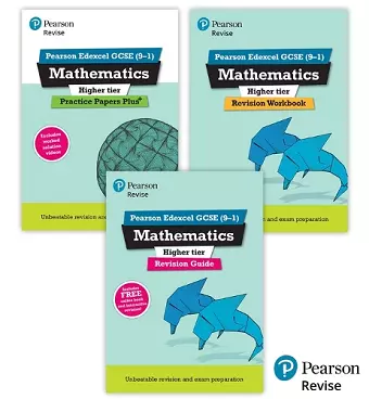 New Pearson Revise Edexcel GCSE (9-1) Mathematics Higher Complete Revision & Practice Bundle - 2023 and 2024 exams cover