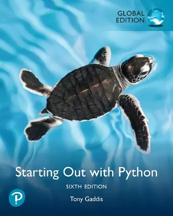 Starting Out with Python, Global Edition cover