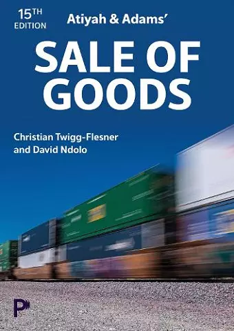 Atiyah and Adams' Sale of Goods cover
