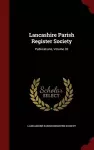 Lancashire Parish Register Society cover