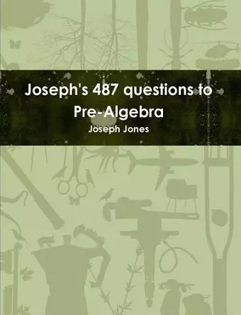 Joseph's 487 questions to Pre-Algebra cover