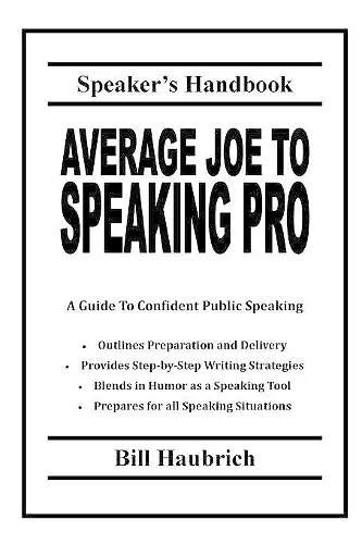 Average Joe to Speaking Pro cover