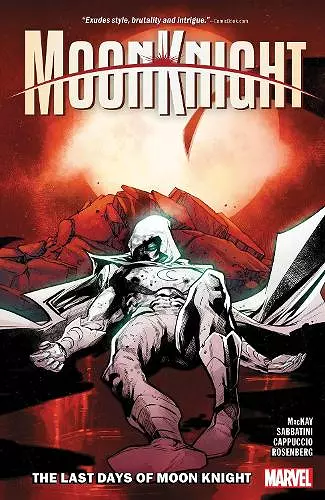 Moon Knight Vol. 5: The Last Days of Moon Knight cover