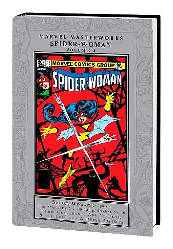 Marvel Masterworks: Spider-woman Vol. 4 cover