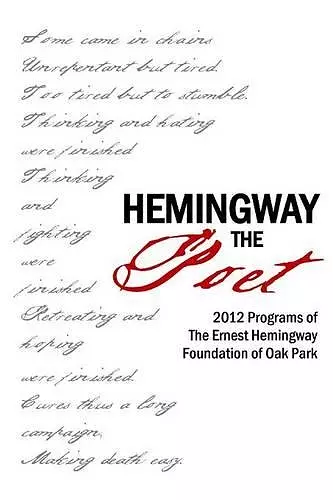 Hemingway the Poet cover