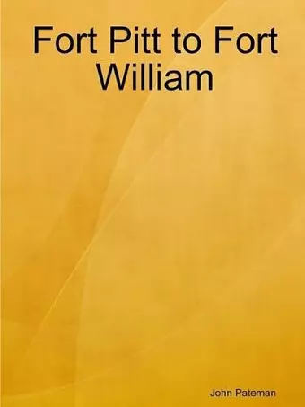 Fort Pitt to Fort William cover
