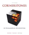 Cornerstones of Managerial Accounting cover