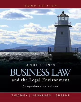 Anderson's Business Law and the Legal Environment, Comprehensive Volume cover