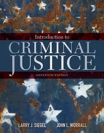 Introduction to Criminal Justice cover