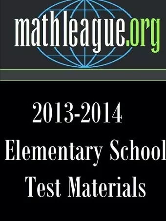 Elementary School Test Materials 2013-2014 cover