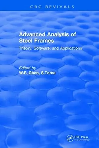 Advanced Analysis of Steel Frames cover