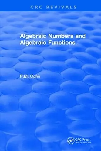 Algebraic Numbers and Algebraic Functions cover