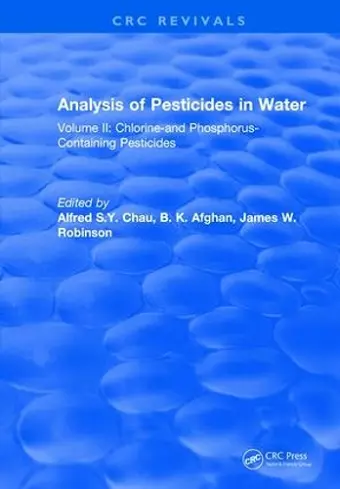 Analysis of Pesticides in Water cover