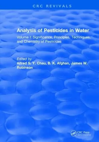 Analysis of Pesticides in Water cover