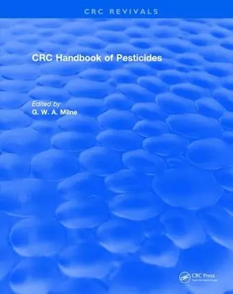 CRC Handbook of Pesticides cover