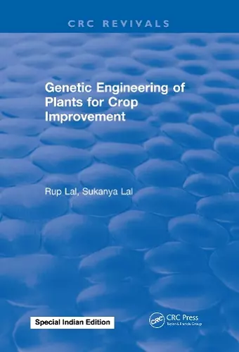 Genetic Engineering of Plants for Crop Improvement cover