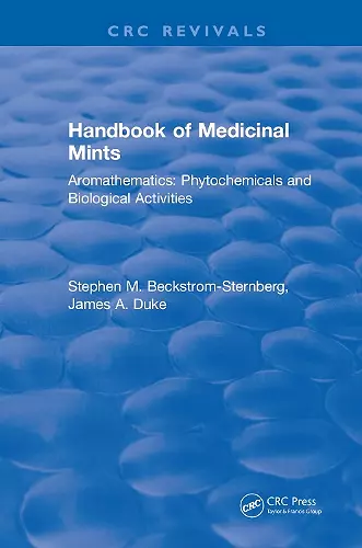 Handbook of Medicinal Mints cover