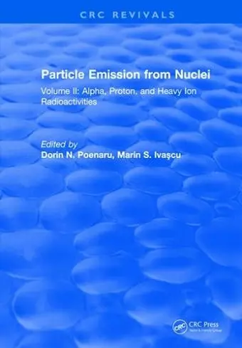 Particle Emission From Nuclei cover