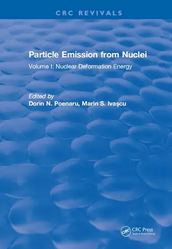 Particle Emission From Nuclei cover