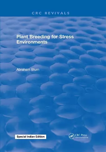 Plant Breeding For Stress Environments cover