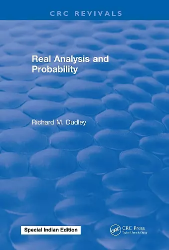 Real Analysis and Probability cover