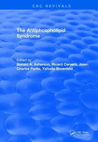 The Antiphospholipid Syndrome cover