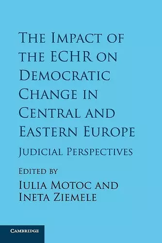 The Impact of the ECHR on Democratic Change in Central and Eastern Europe cover