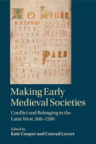 Making Early Medieval Societies cover