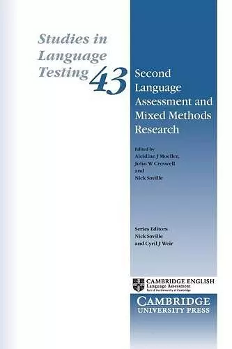 Second Language Assessment and Mixed Methods Research cover