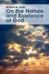 On the Nature and Existence of God cover