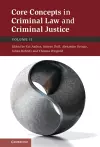 Core Concepts in Criminal Law and Criminal Justice: Volume 2 cover