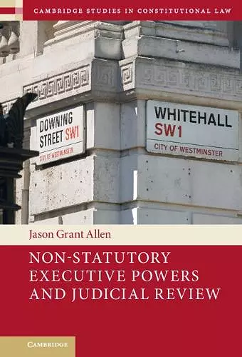 Non-Statutory Executive Powers and Judicial Review cover