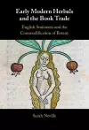 Early Modern Herbals and the Book Trade cover